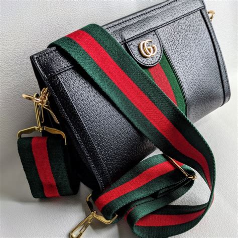 gucci fabric strap|authentic Gucci purse strap.